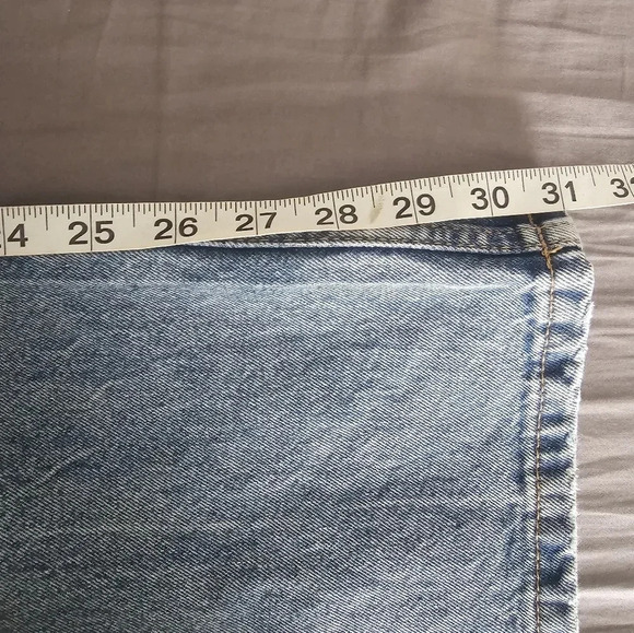 H&M Wide Leg Jeans Denim High Waist size 8 10 - Picture 9 of 9